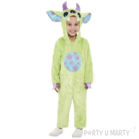 stroj dla dzieci zielony potworek kombinezon smiffys rozm 104 110 cm