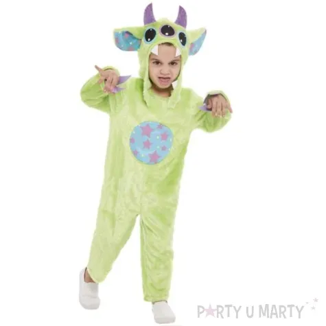 stroj dla dzieci zielony potworek kombinezon smiffys rozm 104 110 cm