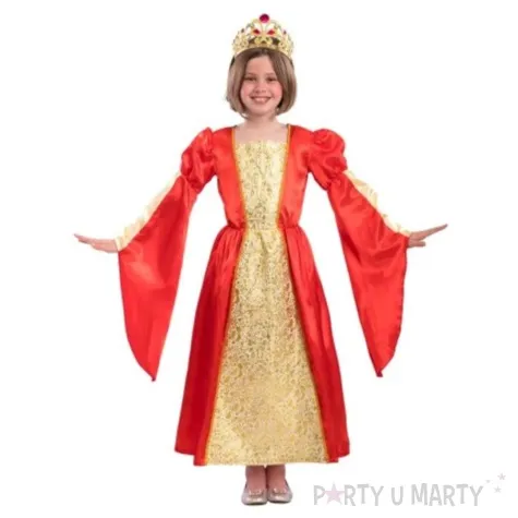 stroj dla dzieci zlota ksiezniczka carnival toys 134 146 cm