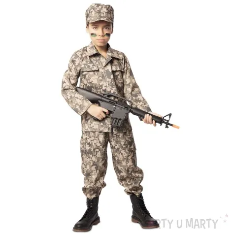 stroj dla dzieci zolnierz american soldier fyasa rozm 140 152 cm