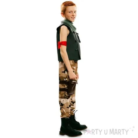 stroj dla dzieci zolnierz jonesy fyasa 122 134 cm