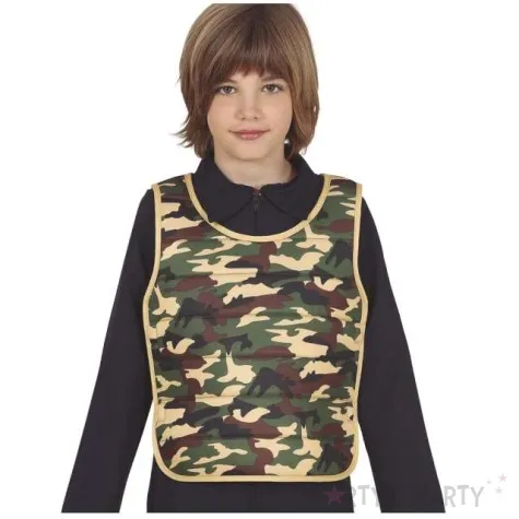 stroj dla dzieci zolnierz kamizelka guirca roz uniwersalny