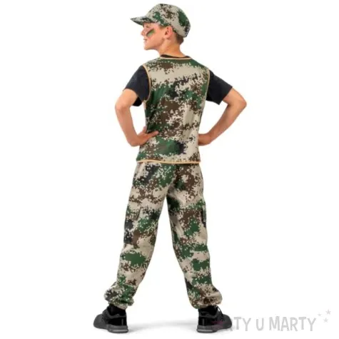 stroj dla dzieci zolnierz kapral funny fashion 158 164 cm