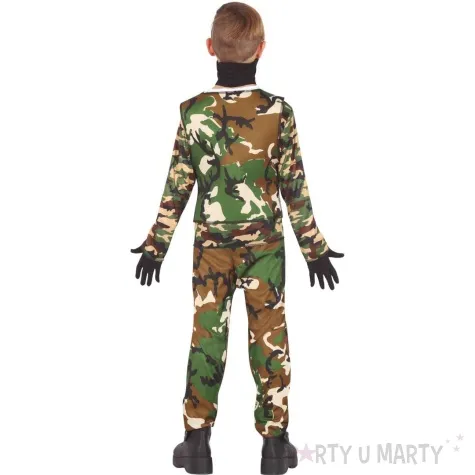 stroj dla dzieci zolnierz mundur guirca 10 12 lat rozm 140 152 cm