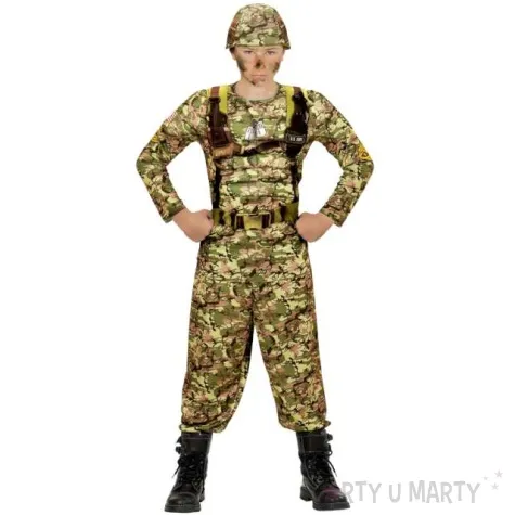 stroj dla dzieci zolnierz mundur widmann 122 134 cm