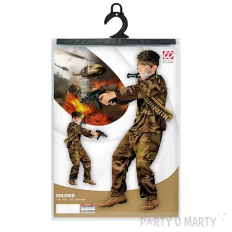 stroj dla dzieci zolnierz sily specjalne widmann 146 158 cm