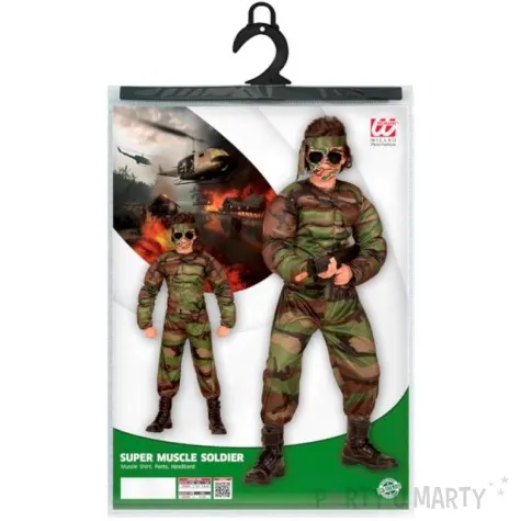 stroj dla dzieci zolnierz umiesniony moro widmann 134 146 cm