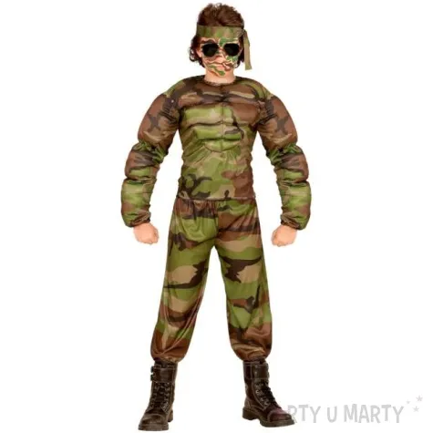 stroj dla dzieci zolnierz umiesniony moro widmann 146 158 cm