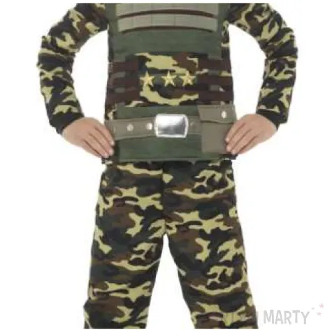 stroj dla dzieci zolnierz w czapce smiffys rozm 116 128 cm