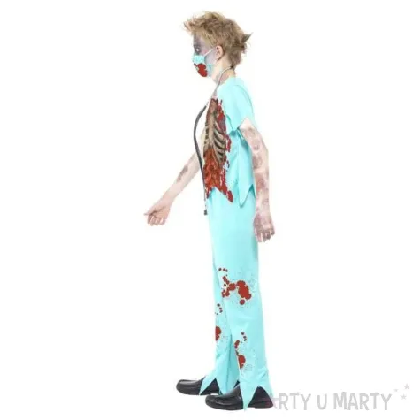 stroj dla dzieci zombie chirurg smiffys rozm 130 140 cm