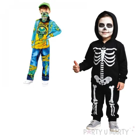 stroj dla dzieci zombie gracz gamer overload amscan rozm 128 140 cm