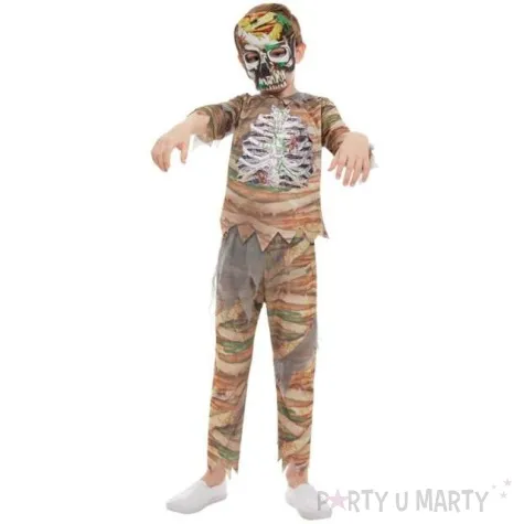 stroj dla dzieci zombie mumia smiffys rozm 116 128 cm