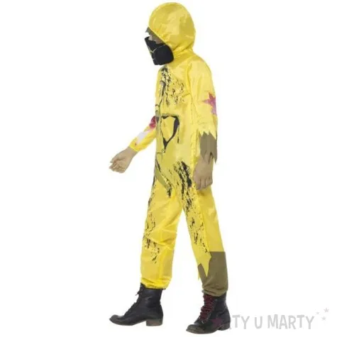 stroj dla dzieci zombie radioaktywny zolty smiffys rozm 130 140 cm