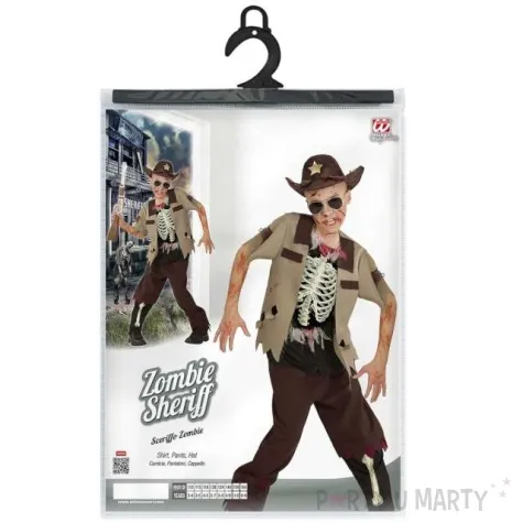 stroj dla dzieci zombie szeryf widmann rozm 158 cm