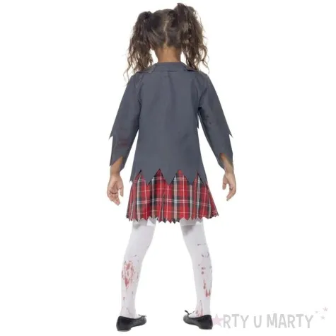 stroj dla dzieci zombie uczennica smiffys rozm 146 158 cm