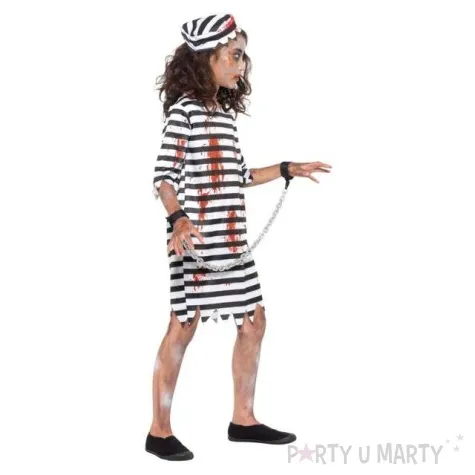stroj dla dzieci zombie wiezniarka smiffys 116 128 cm