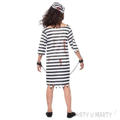 stroj dla dzieci zombie wiezniarka smiffys 116 128 cm