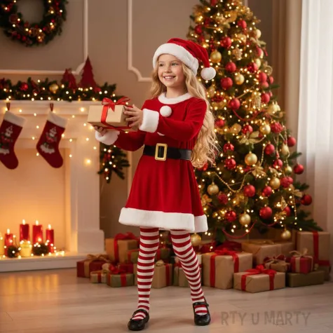 stroj dla dziecka na boze narodzenie mikolajki swieta zadziorna mikolajka zestaw 130 140