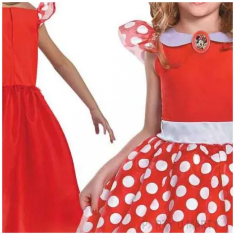 stroj dla dziecka na karnawal myszka minnie licenjconowana sukienka rozm 110 120