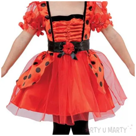 stroj dla dziewczynki na karnawal biedronka godan rozm 92 104 cm