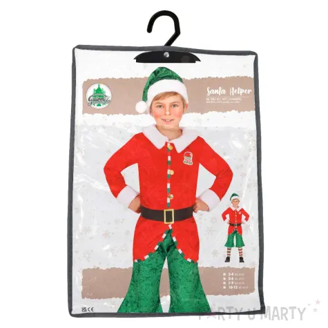 stroj dzieciecy na boze narodzenie elf zestaw dla chlopca rozm 98 104