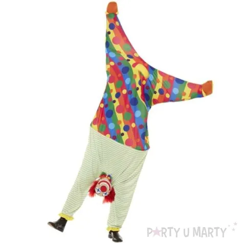 stroj kostium klaun do gory nogami kolorowy smiffys