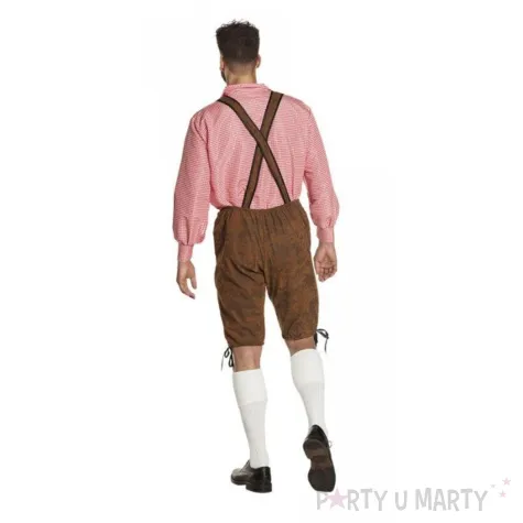 stroj meski na oktoberfest koszula i spodnie z szelkami bawarczyk festiwal piwa m l