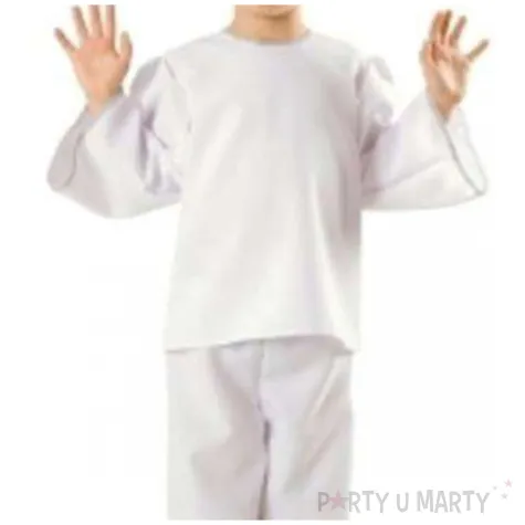 stroj na jaselka dla chlopca kostium aniol bialy rozm 134 140 cm