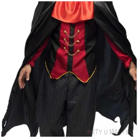 stroj wampira kostium na halloween i karnawal hrabia dravula zestaw rozm m l