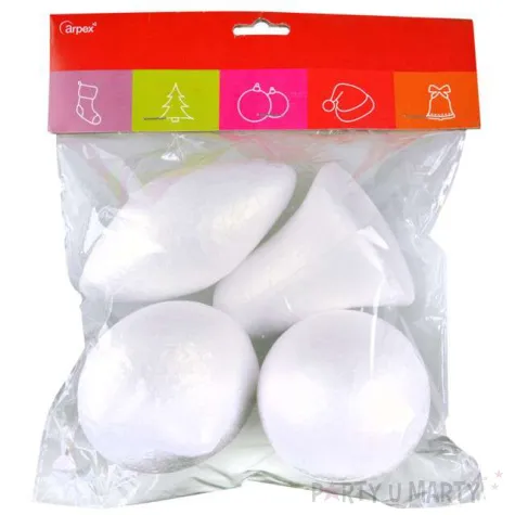 styropian bombki 8 cm arpex 4 szt