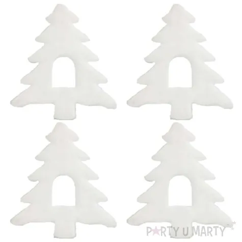 styropian choinka plaska z okienkiem brewis 7 5 cm 4 szt