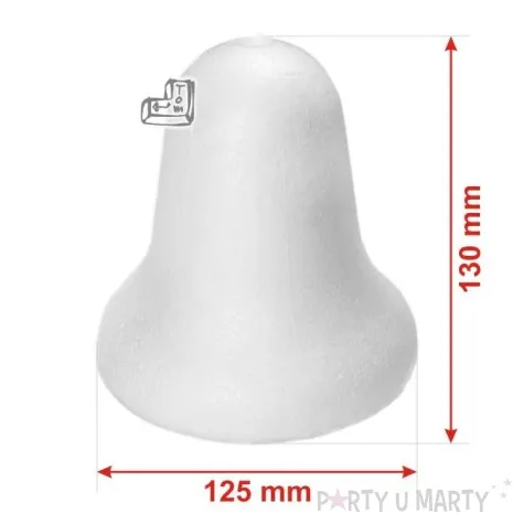 styropian dzwonek 130 mm m unisan 1 szt