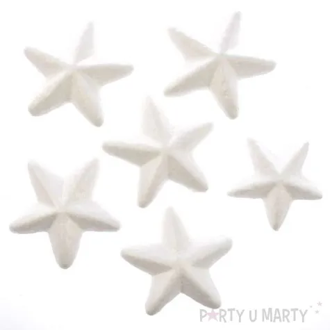 styropian gwiazdki 7 cm arpex 6 szt