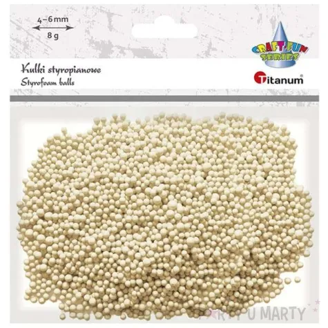 styropian kuleczki 4 6 mm lososiowe titanum 8 g