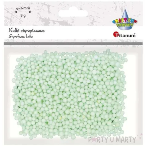 styropian kuleczki 4 6 mm mietowe titanum 8 g