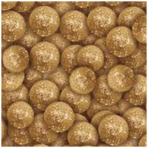 styropian kuleczki brokatowe zlote titanum 20 g