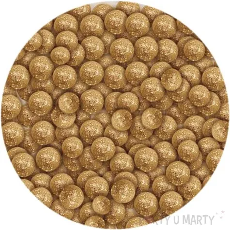 styropian kuleczki brokatowe zlote titanum 20 g