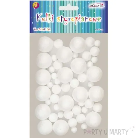 styropian kulki mix 1 2 5 cm aliga 50 szt