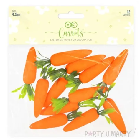 styropian marchewki pomaranczowy partypal 4 5 x 1 5 cm 12 szt