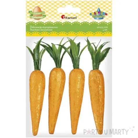 styropian marchewki titanum 12 5 cm 4 szt