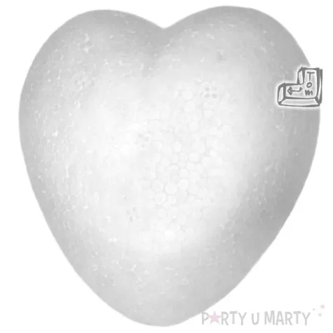 styropian serce 58 mm m unisan 1 szt