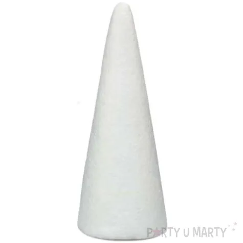 styropian stozek classic bialy aliga 30 cm 2 szt