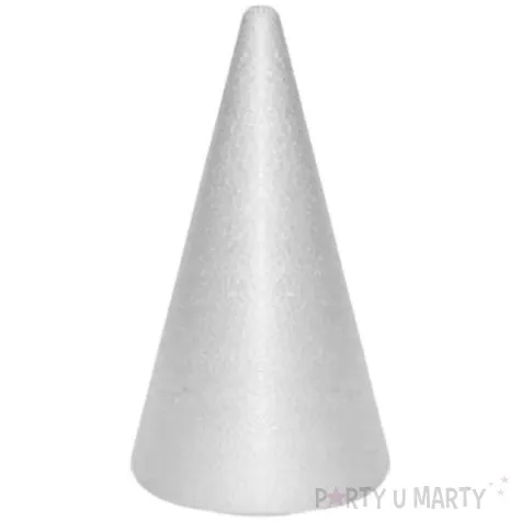 styropian stozek classic bialy aliga 38 cm