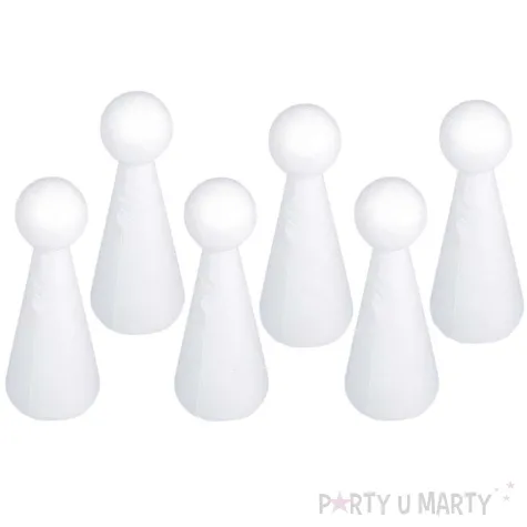 styropian stozek kula bialy aliga 13 5 cm 6 szt