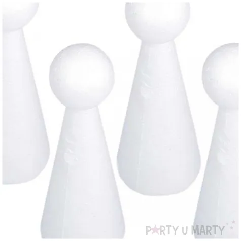 styropian stozek kula bialy aliga 13 5 cm 6 szt