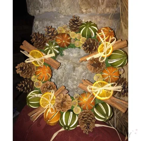 susz dekoracyjny plastry melona czakos 6 9 cm 3 szt