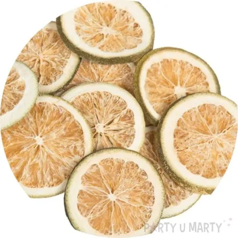 susz dekoracyjny plastry pomaranczy zielonej czakos 5 6 cm 45 g