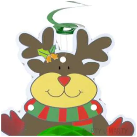 swiderki honeycomb renifer partypal 19 cm