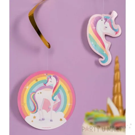 swiderki jednorozec pd unicorn pd party 12 szt