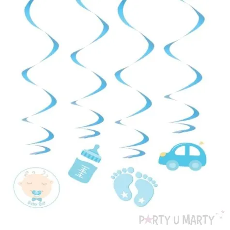 swiderki wiszace baby boy niebieski godan 4 szt